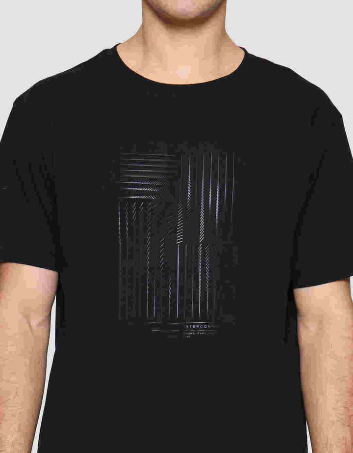 Cole Graphic Hd Lines Texture Kaos Pria