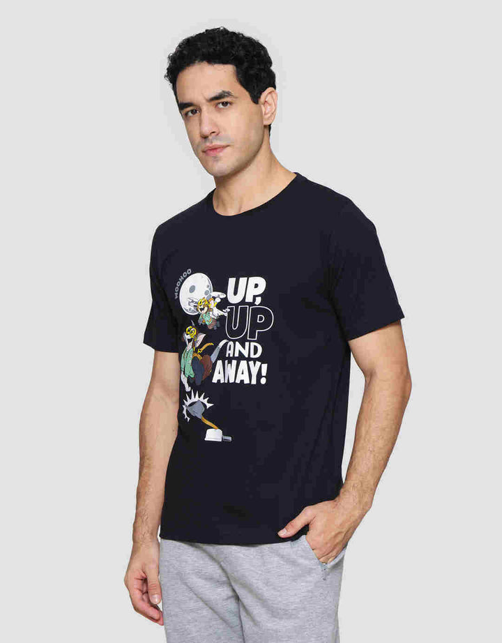 T Zone Wb Tom And Jerry Up Up And Away Men's Short Sleeve T-Shirt