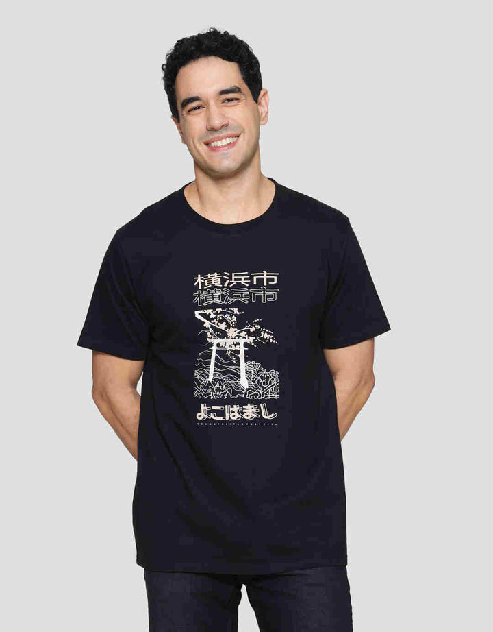 T Zone Big Size Theme Vacation Japan 3 Men's Short Sleeve T-Shirt