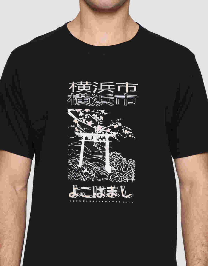 T Zone Big Size Theme Vacation Japan 3 Men's Short Sleeve T-Shirt
