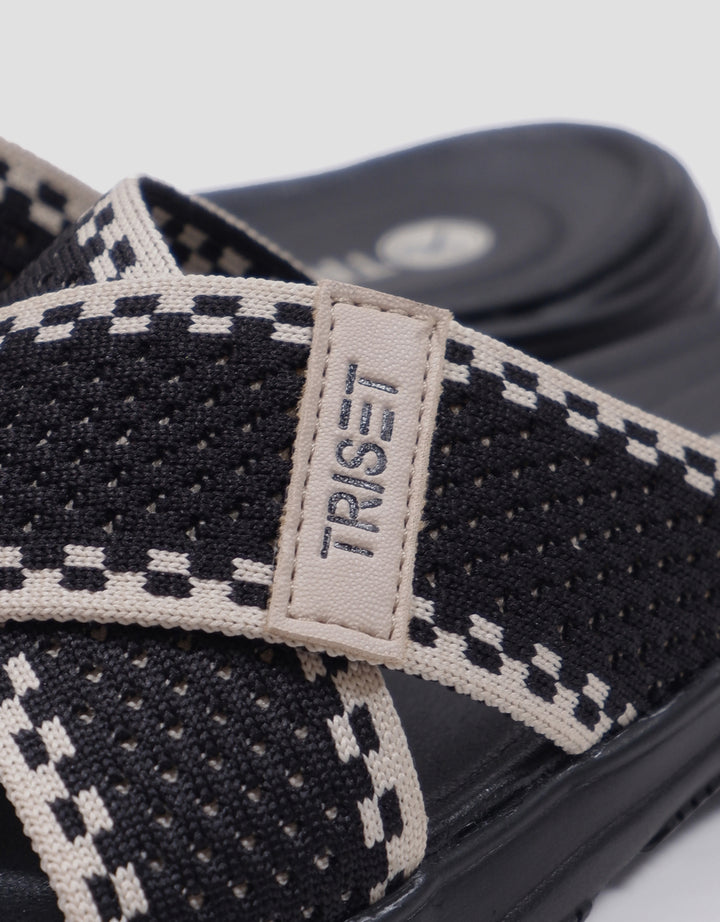 Triset TF640010901 X Strap Sandal Flat Wanita