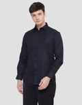 Cole Plain Classic Oxford Kemeja Lengan Panjang Pria
