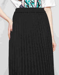 ZES Rok Pleats Wanita Midi MELWB003