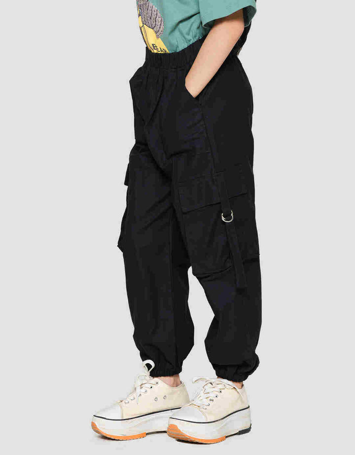 Nevada Woven Jogger With Pocket Girls Jogger Pants