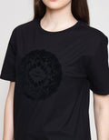 ZES T-Shirt Regular Lace Flocking CRLVT029 CRLVT029