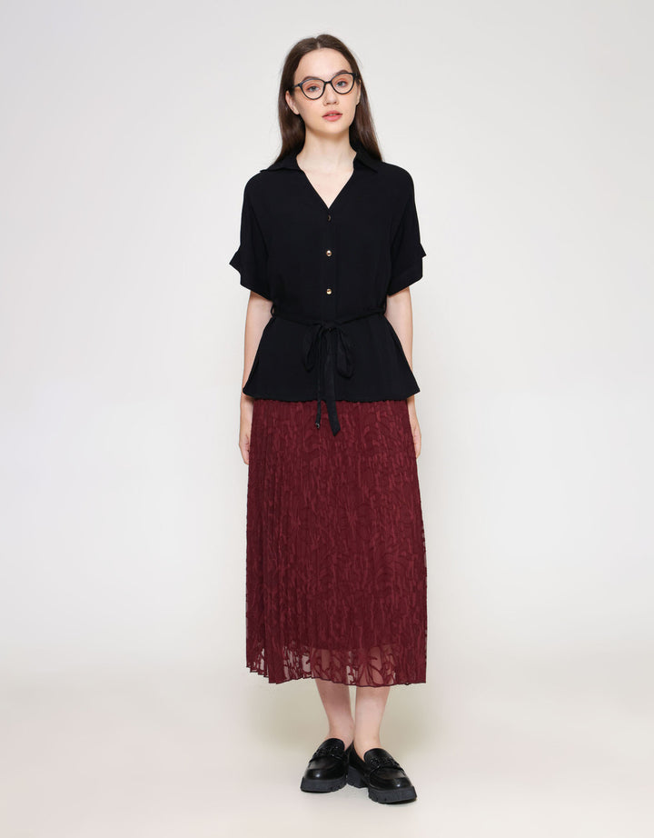 ZES With Belt Kemeja Wanita MELWT013