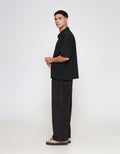 ZES Zipped Textured Kemeja Pria OWEN