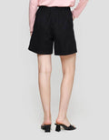 Nevada Woven Basic Pleats Celana Pendek Wanita