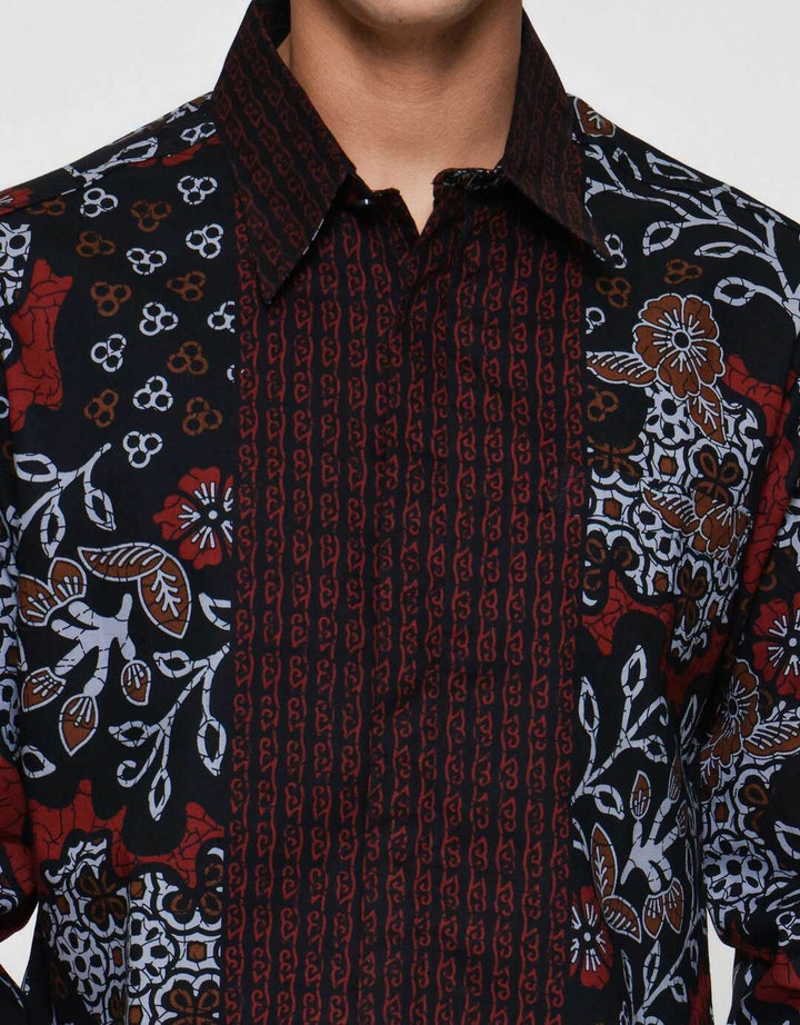 Arjuna Weda Body Fit Semanggi Sekar Jagad Kemeja Batik Pria