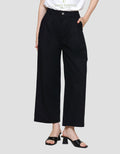 Connexion Wide Twill Celana Panjang Wanita