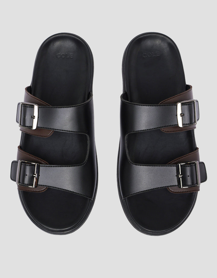 Cole Alex Two Buckle Sandal Slipper Pria