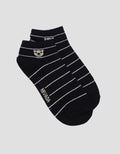 Nevada Ankle Bear Stripe Kaos Kaki Wanita