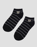 Nevada Ankle Bear Stripe Kaos Kaki Wanita