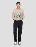 Nevada Knit Regular Texture Front Pintuck Celana Panjang Pria