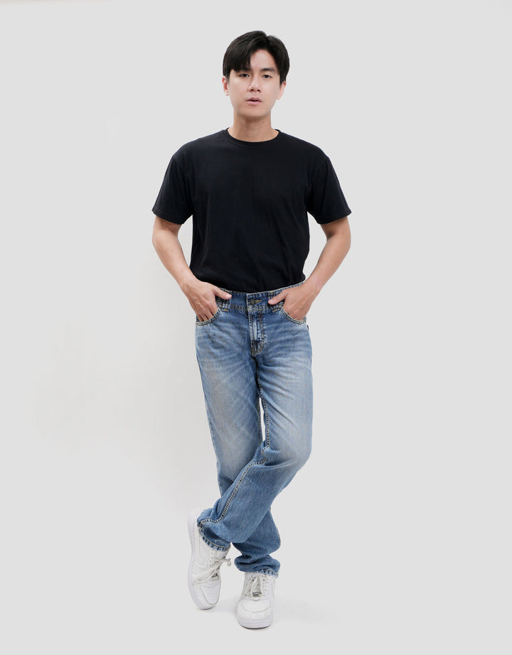 Lois Slim Stretch Celana Denim Pria