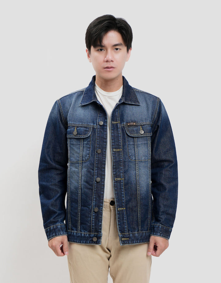 Lois Fashionable Jaket Denim Pria