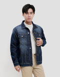 Lois Fashionable Jaket Denim Pria