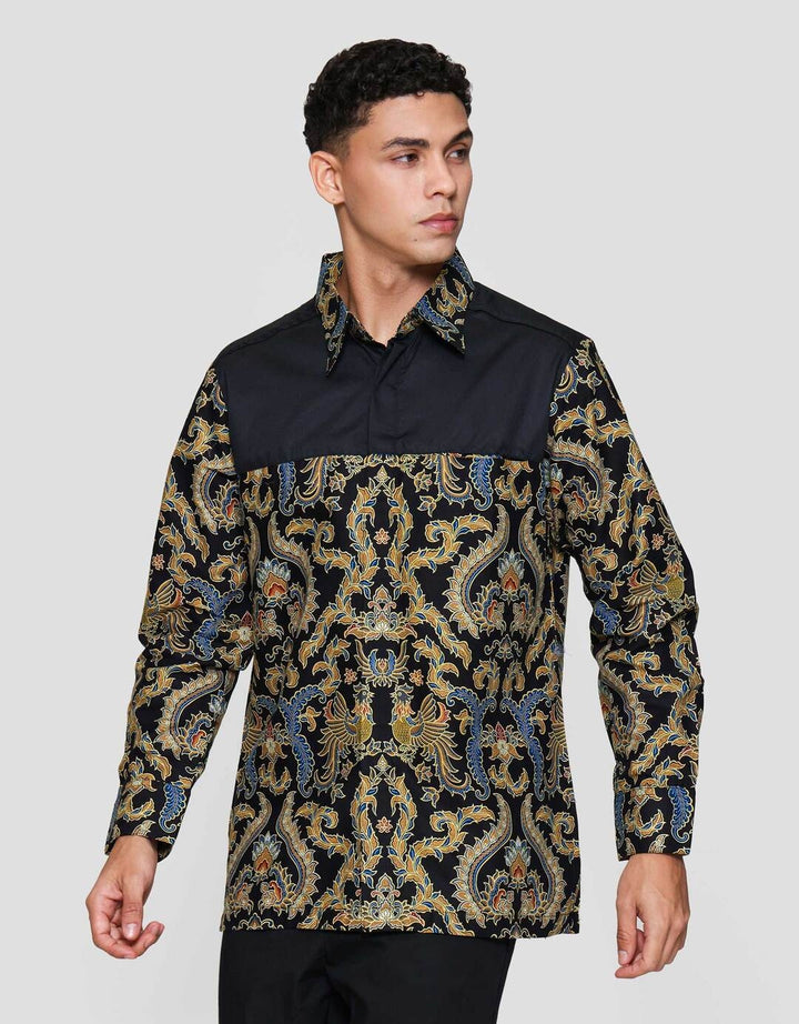 Arjuna Weda Body Fit Cokro Cemani Kemeja Batik Pria