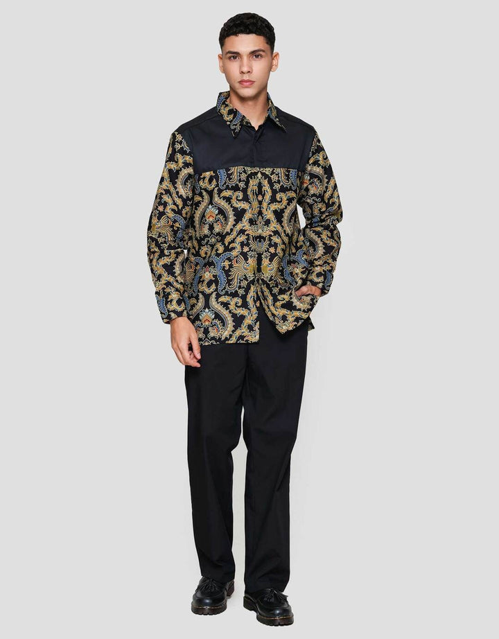 Arjuna Weda Body Fit Cokro Cemani Kemeja Batik Pria