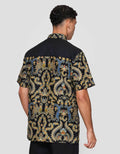 Arjuna Weda Hem Body Fit Cokro Cemani Kemeja Batik Pria