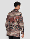 Arjuna Weda Reg Fit Batik Mega Mendung Kemeja Batik Pria