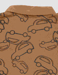 Pipiniko Car Print Set Pakaian Anak Laki-laki