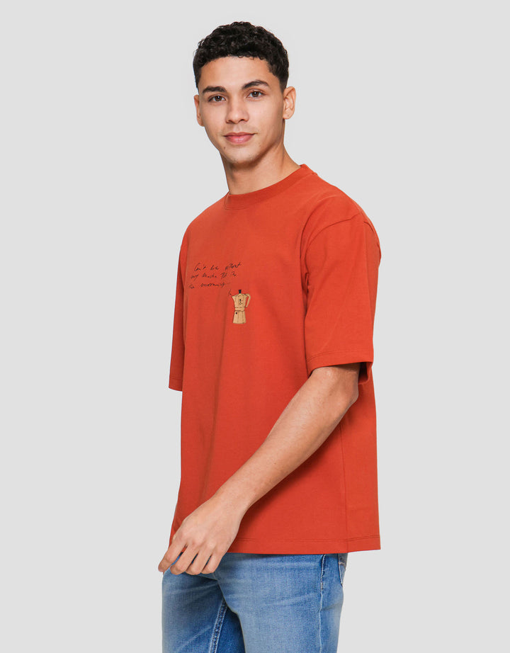 Suko Graphic Wording Kaos Oversize Pria
