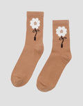 Nevada Quarter Flower Kaos Kaki Wanita
