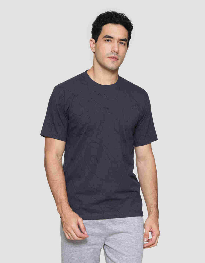 T Zone Full Print Theme Geographic Mark Men's Short Sleeve T-Shirt