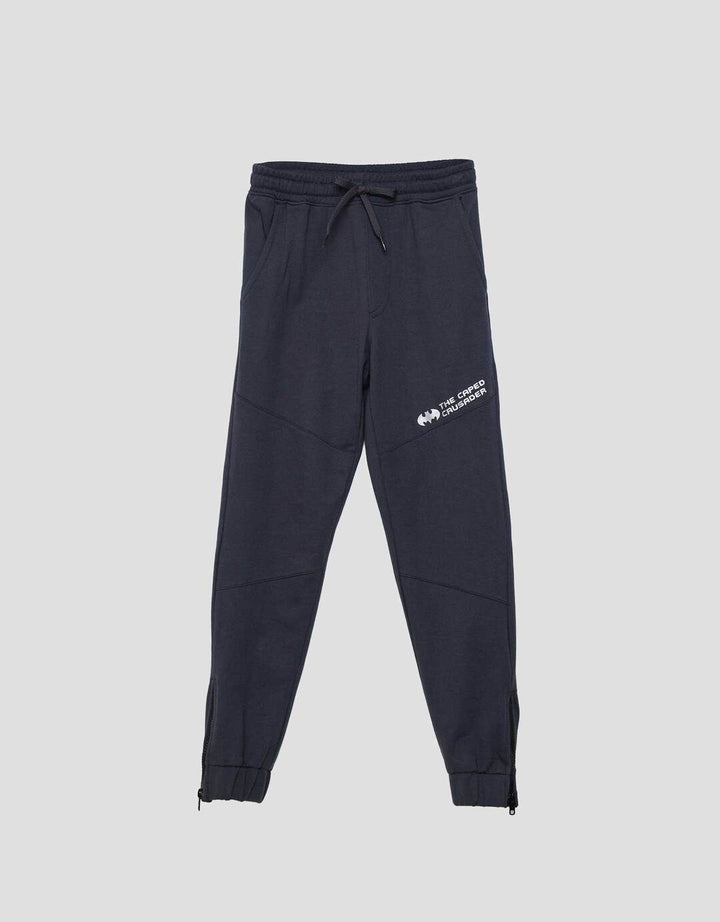 Character Batman Logo Cut Sewn Jogger Anak Laki-laki