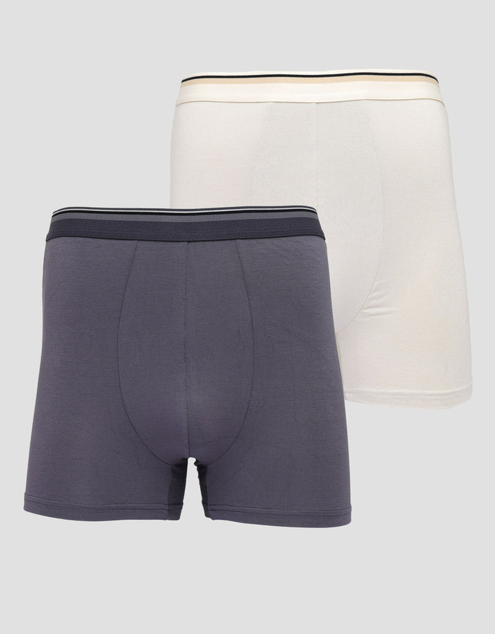Cole Solid Stripe Marksp Boxer Pria