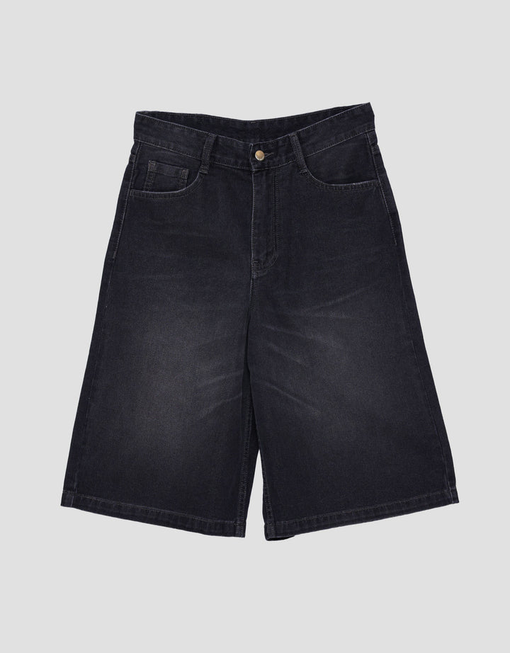 Nevada Baggy Fit Jorts Celana Denim Wanita