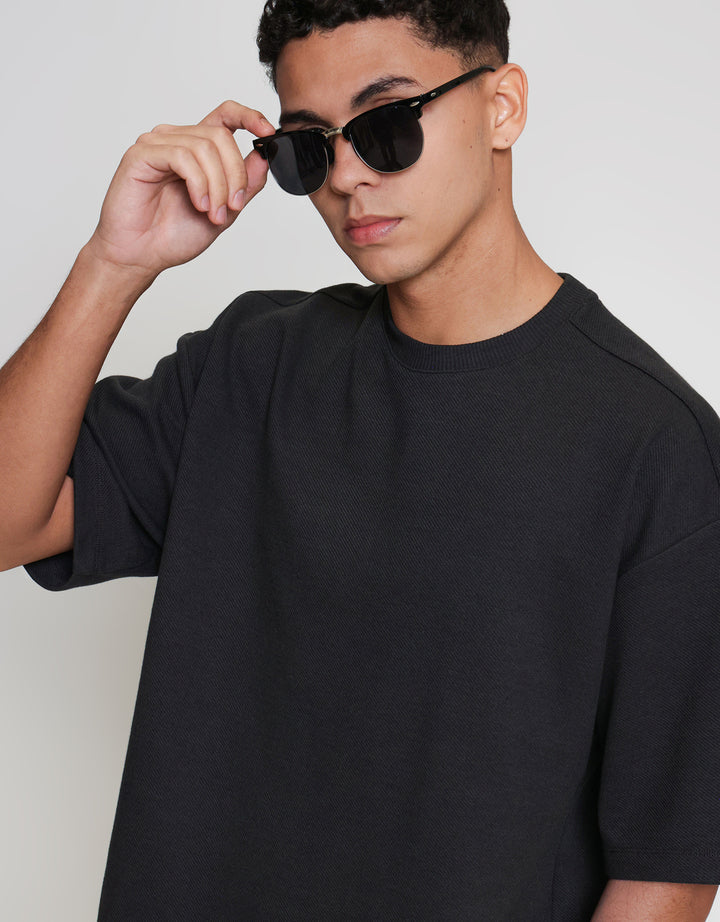 ZES Texture Herringbone Dennis Fit Sergio Kaos Pria SERGIO