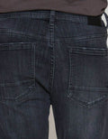 Nevada Spray Washed Tapered Fit Celana Denim Pria