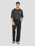 Nevada Loose Basic Cargo Ribstop Celana Panjang Pria