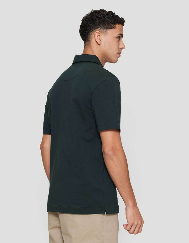 Cole Nyc Twill Knit Spandex Kaos Polo Pria