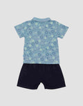 Pipiniko Safari Print Set Pakaian Anak Laki-laki