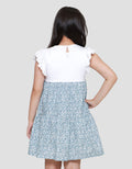 Little M Two In One Aop Flower Midi Dress Anak Perempuan