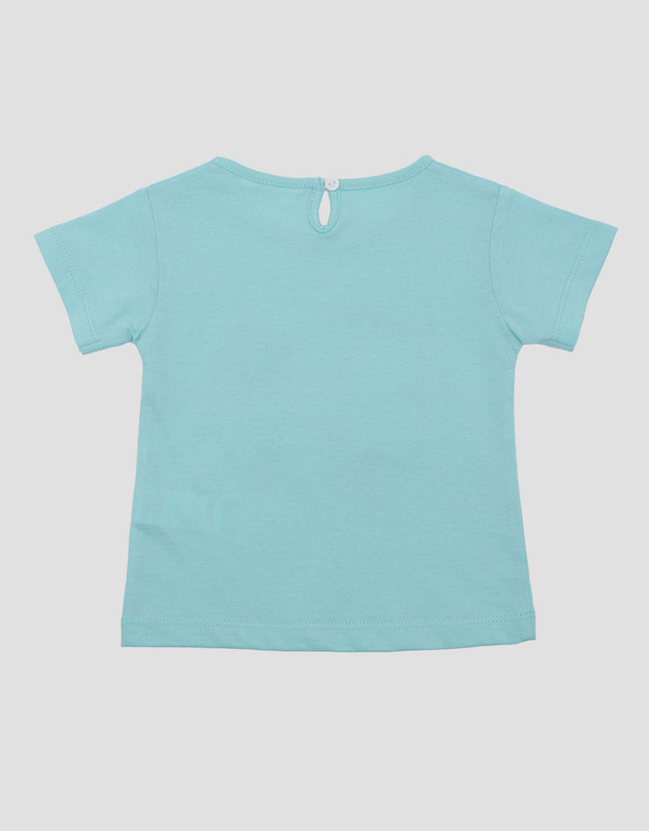 Little M Print Bunny With Words Kaos Bayi Perempuan