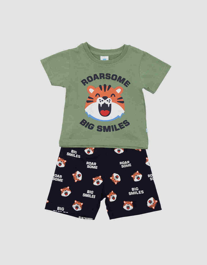 Pipiniko Lion Big Smile Set Pakaian Anak Laki-laki