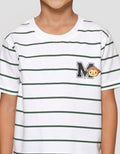 Little M Stripe M Monkey Pakaian Setelan Anak Laki-laki