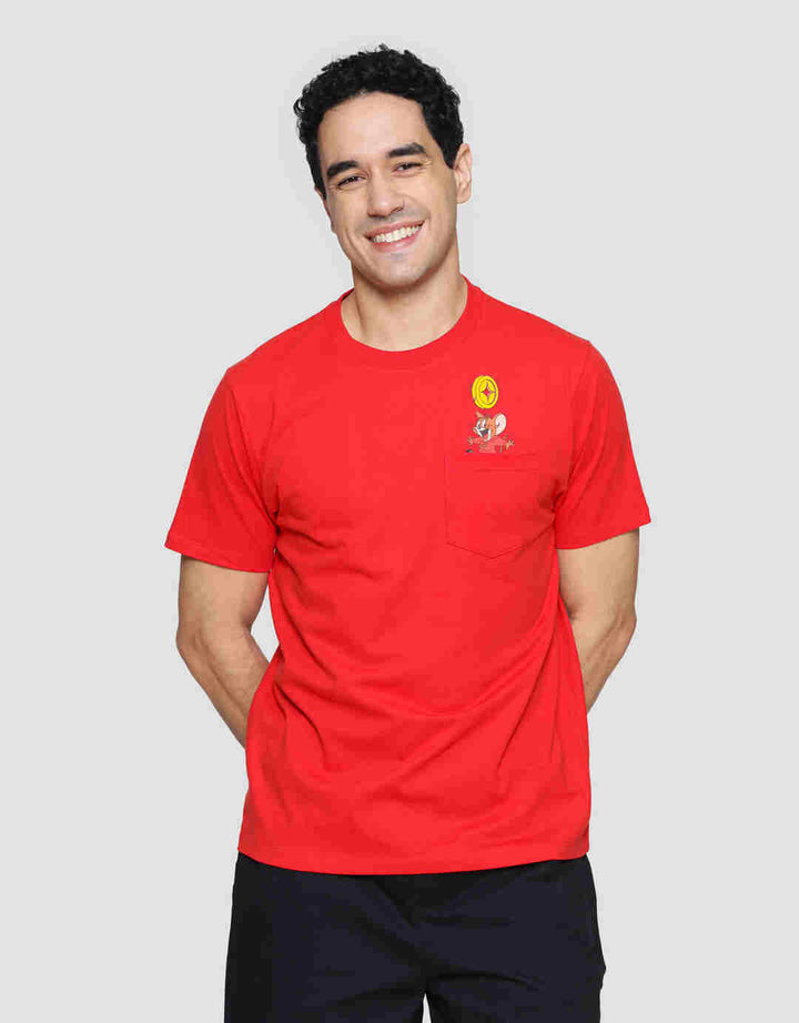 T Zone Wb Tom And Jerry Cny - 2 Print Kaos Lengan Pendek Pria
