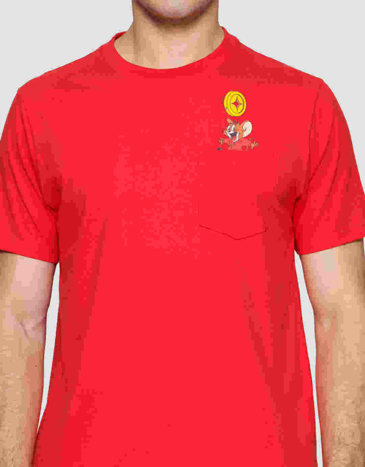 T Zone Wb Tom And Jerry Cny - 2 Print Kaos Lengan Pendek Pria