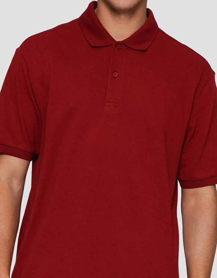 Cole Solid Fit Kaos Polo Lengan Pendek Pria
