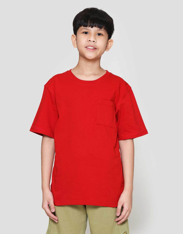 Nevada Solid With Pocket Jvpoc Kaos Anak Laki-laki