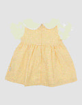 Pipiniko Texture Sleeve Balon Dress Anak Perempuan