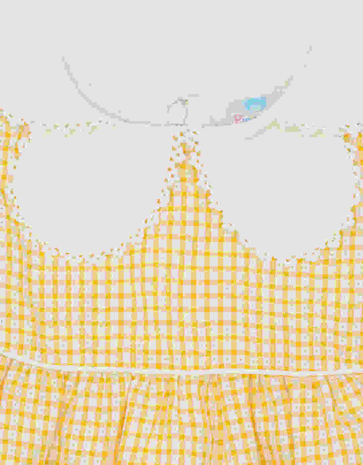 Pipiniko Texture Sleeve Balon Dress Anak Perempuan