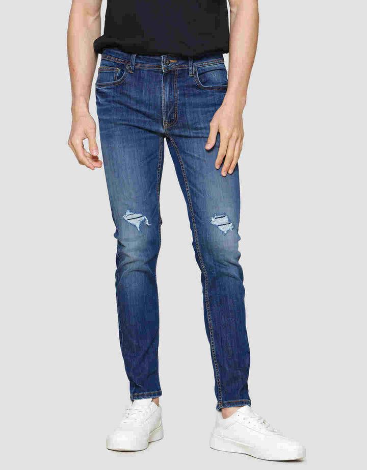 Nevada Denim Slim Destroy Celana Panjang Pria