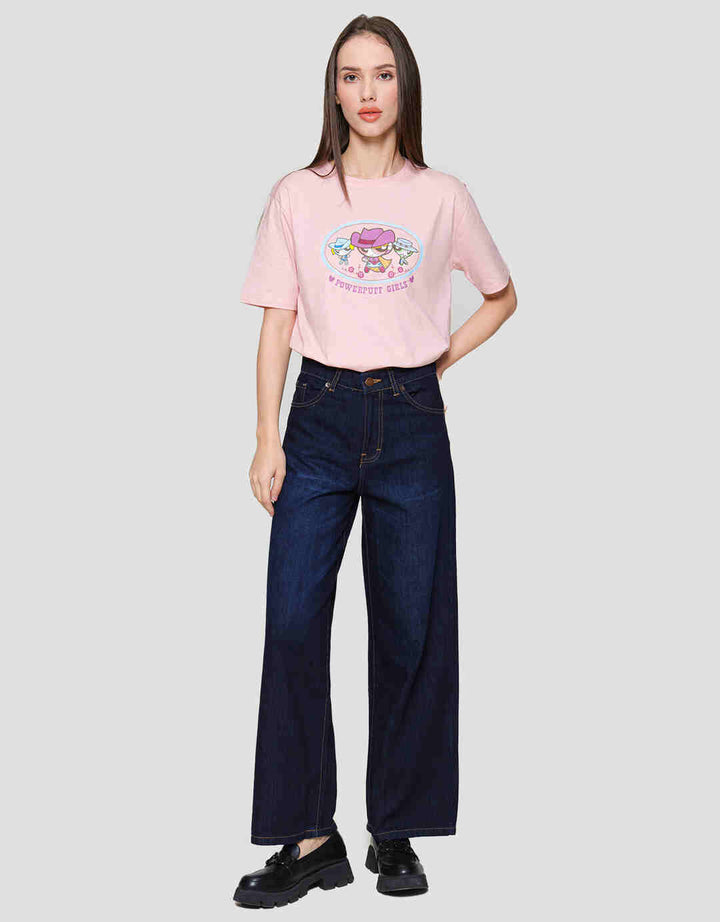 Nevada Wide Leg Light Celana Denim Wanita