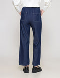 ZES Denim With Full Elastic Cullote Wanita PRDD005